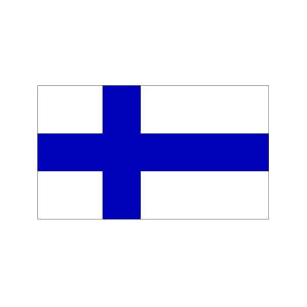 Finsk flag til dit personlige Memozz Bordflag