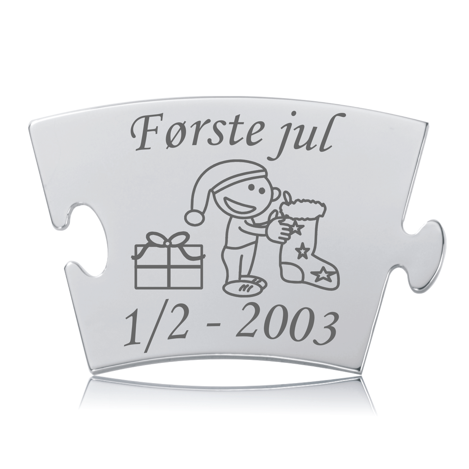 Første jul - Model Sok - Memozz Classic Mindebrik