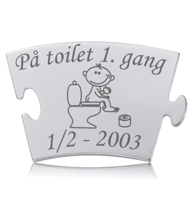 På toilet 1. gang - Memozz Classic Mindebrik