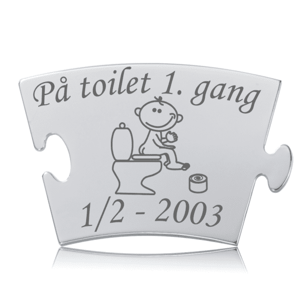 På toilet 1. gang - Memozz Classic Mindebrik