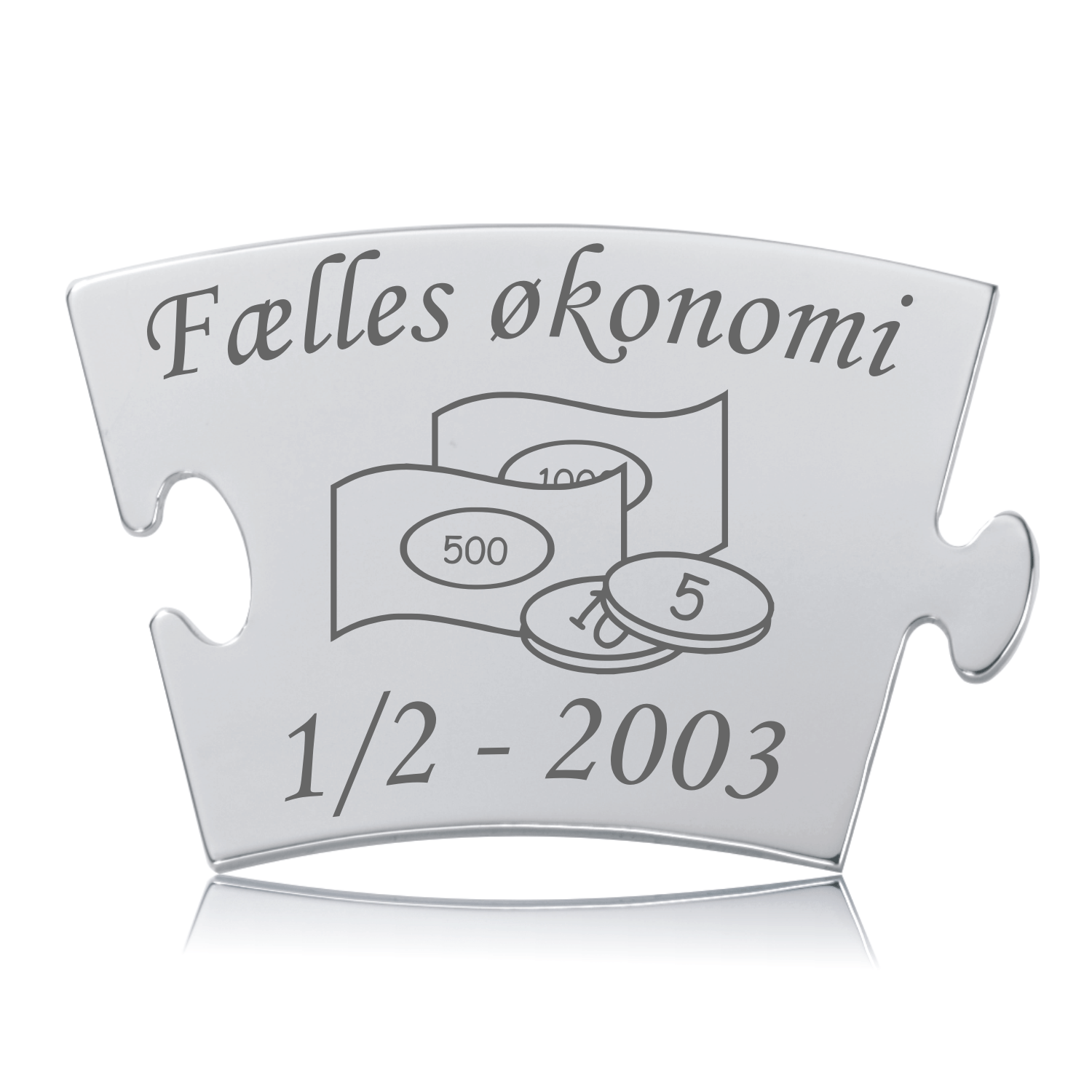 Fælles økonomi - Memozz Classic Mindebrik