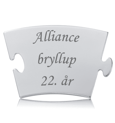 Alliancebryllup - Memozz Classic Mindebrik