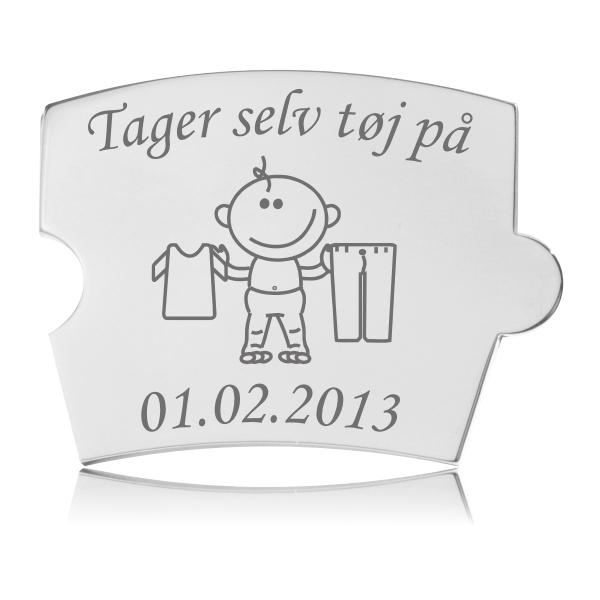 Memozz brik Spin tager selv tøj på