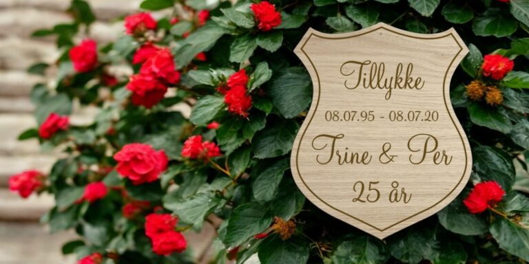 æresport til sølvbryllup – Æresport til Sølv- og Guldbryllup: En Guide til Skilte og Tradition