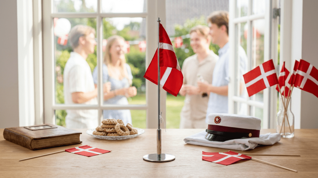 studenter flag med gravering – Marker den store dag med et personligt studenter flag